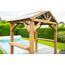 Pavillon BBQ 'Laval' naturfarben 174 x 245 x 268 cm