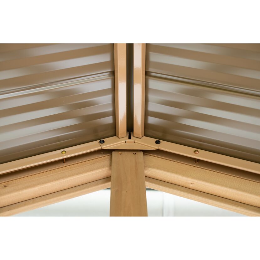 Pavillon BBQ 'Laval' naturfarben 174 x 245 x 268 cm