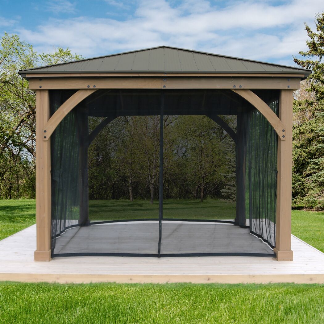 Moskitonetz Mesh für Pavillon 'Devon 1212' schwarz