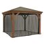 Moskitonetz Mesh für Pavillon 'Devon 1212' schwarz