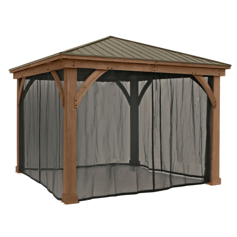Moskitonetz Mesh für Pavillon 'Devon 1212' schwarz