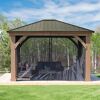 Pavillon mit Moskitonetz