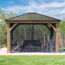 Pavillon mit Moskitonetz