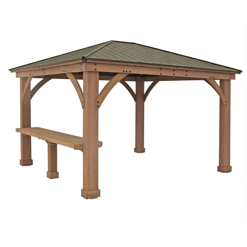 Pavillon Devon mit Seitenablage