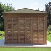 Holzpavillon Devon mit Seitenwand