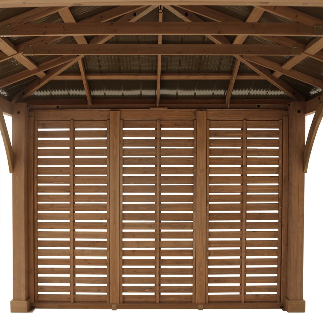 Holz Seitenwand für Pavillon Devon