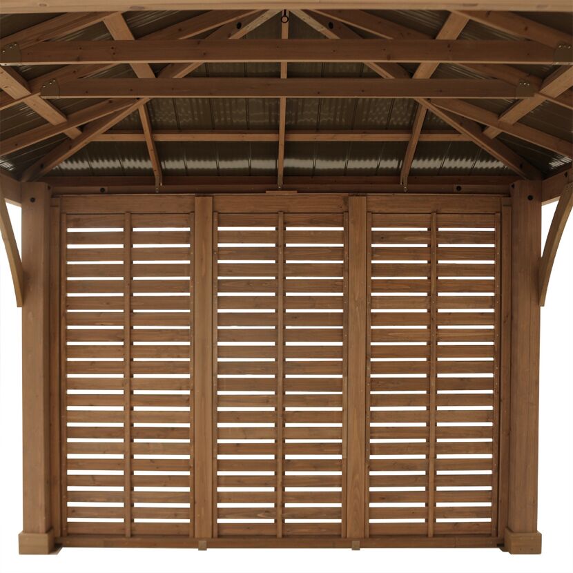 Holz Seitenwand für Pavillon Devon