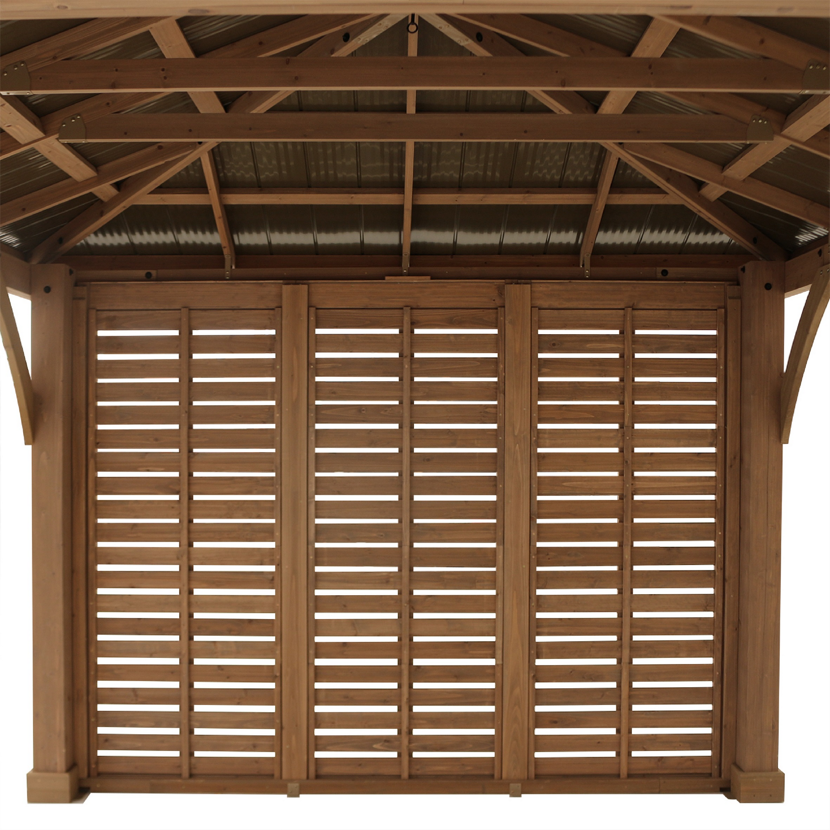 Holz Seitenwand für Pavillon Devon