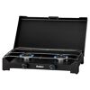 Campingkocher 'Dalgety' schwarz 2 x 2,3 kw 49 x 32 x 9 cm