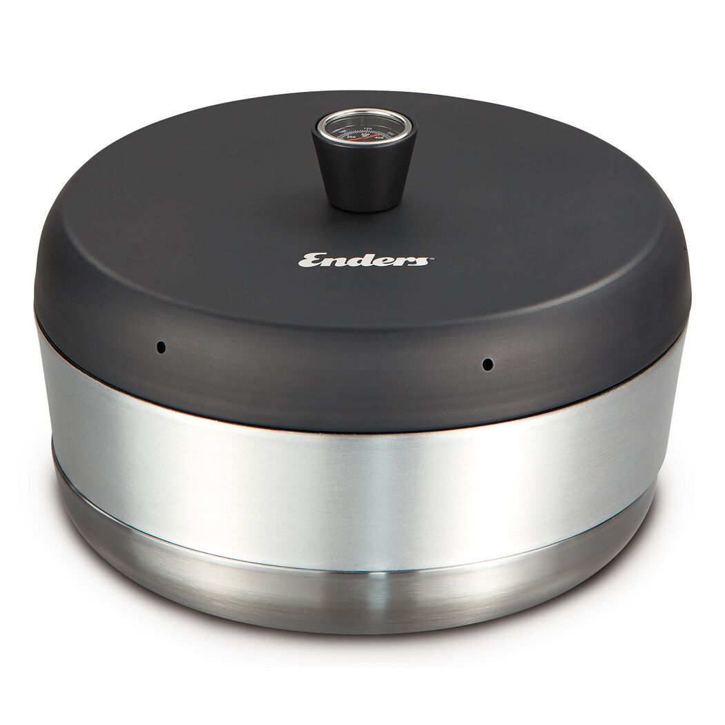 Enders Camping-Backofen mit Deckel und Thermometer