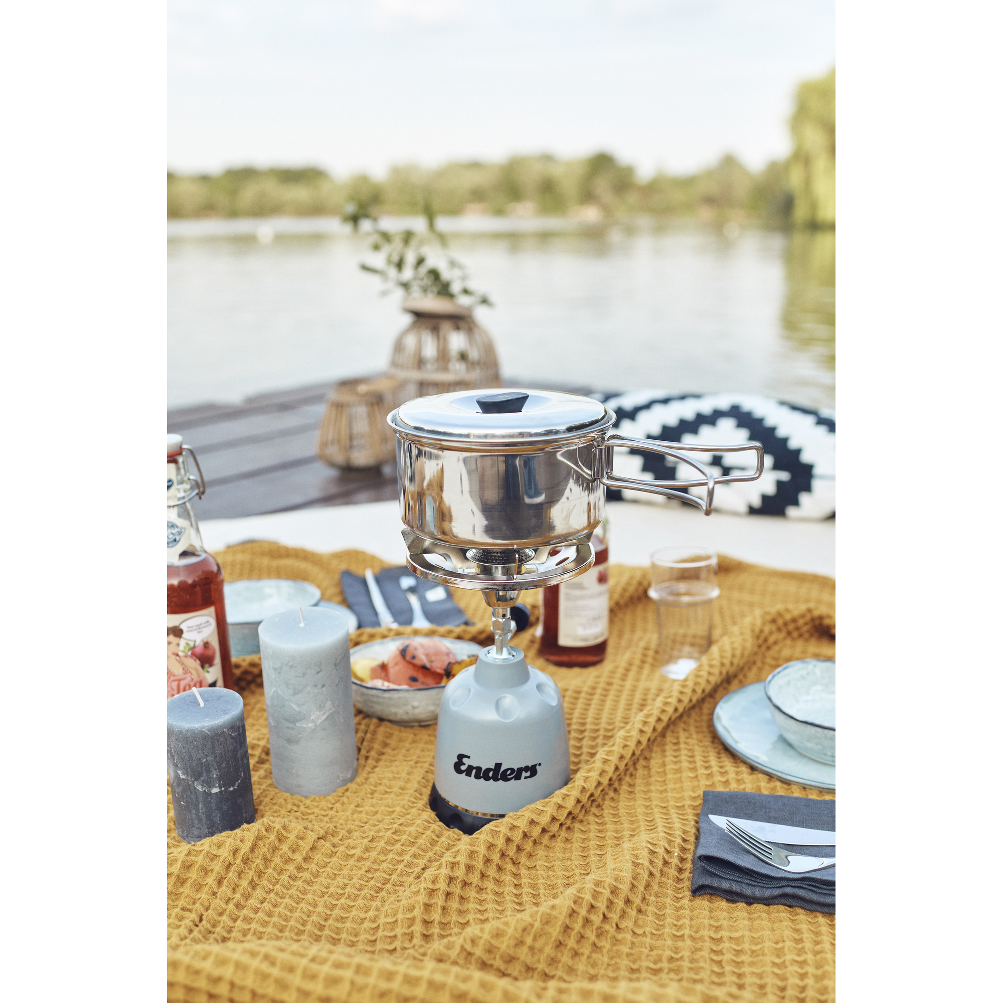Camping-Topfset 'Culina' Edelstahl 3-teilig + product picture
