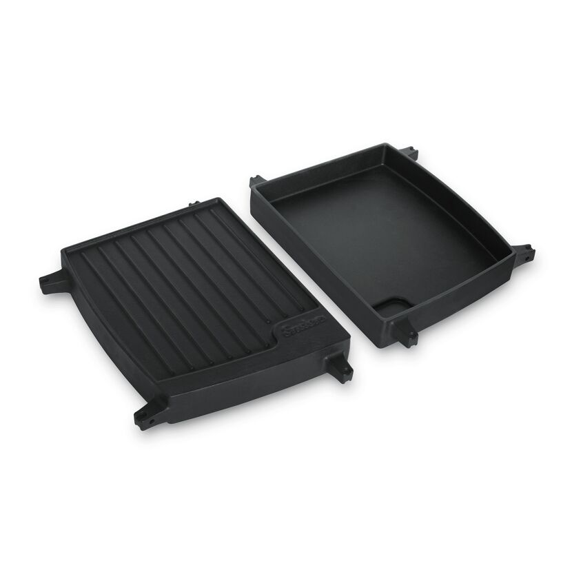 Grill-Wendeplatte 'Urban'/'Explorer' Gusseisen 32 x 23 x 4 cm