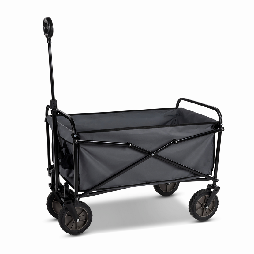 Faltbarer Bollerwagen mit Deichsel