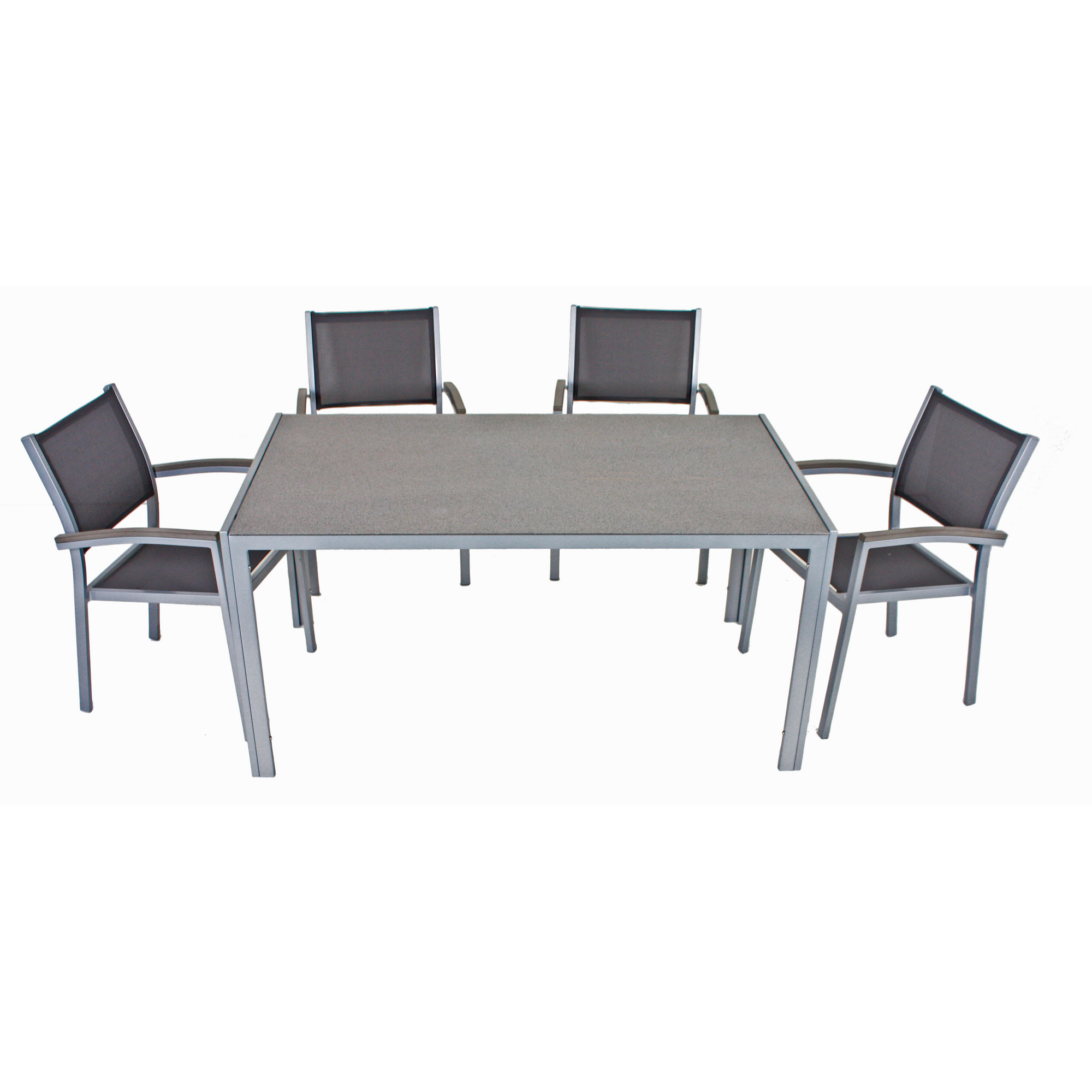 Gartenmöbelset 'Grace' für 4 Personen Aluminium