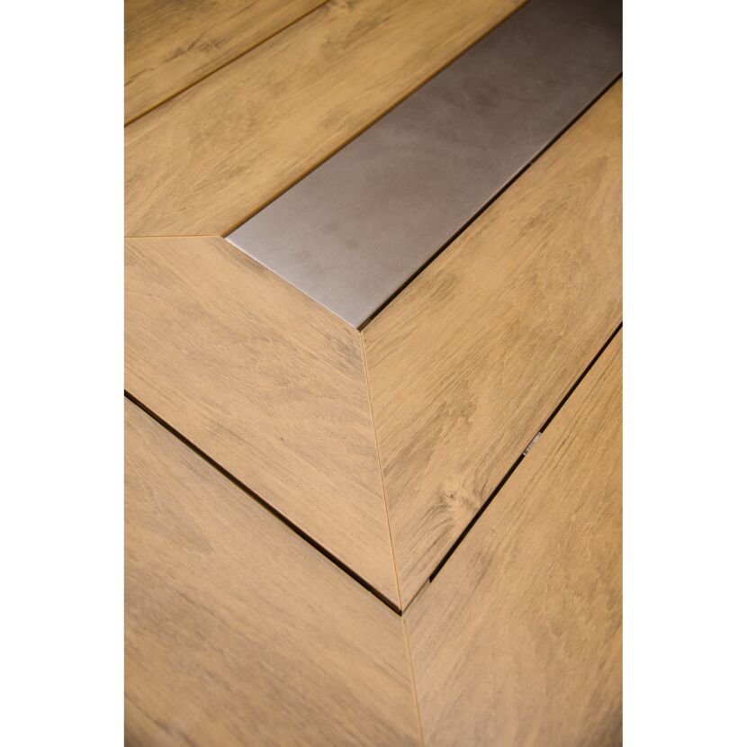 Gartentisch 'Florence' Aluminium 100 x 75 x 192 cm