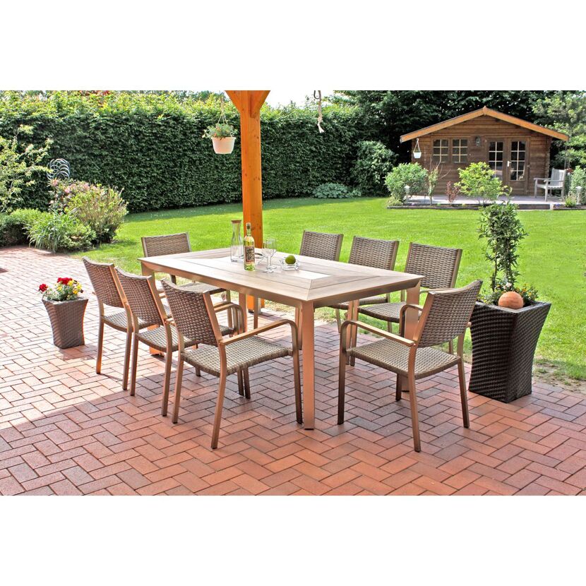 Gartenmöbelset 'Florence' für 6 Personen Aluminium