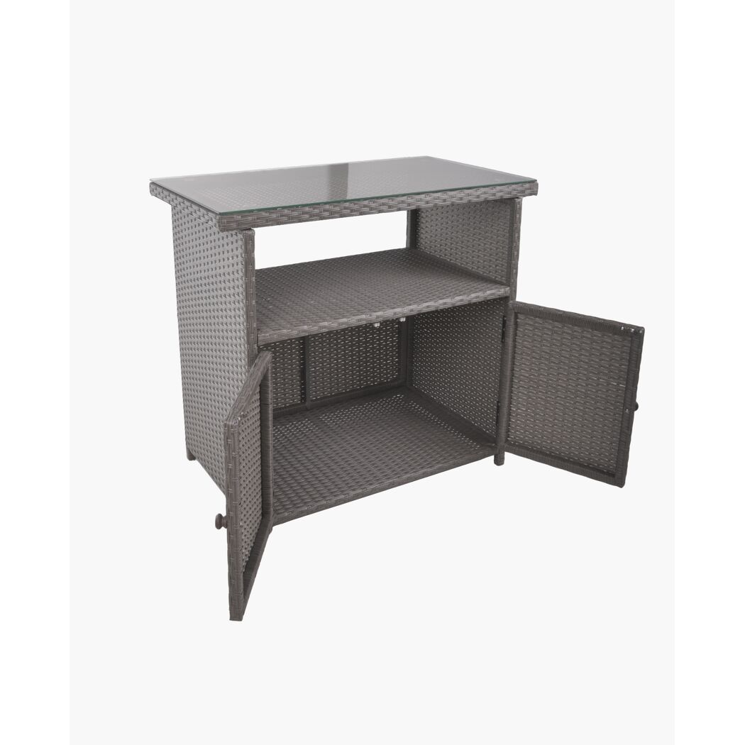 Sideboard 'Padua'  grau 90 x 84 x 50 cm