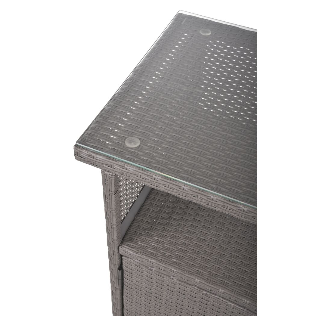 Sideboard 'Padua'  grau 90 x 84 x 50 cm