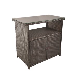 Sideboard 'Padua' Kaffeefarben 90 x 84 x 50 cm