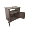 Sideboard 'Padua'  Kaffeefarben 90 x 84 x 50 cm