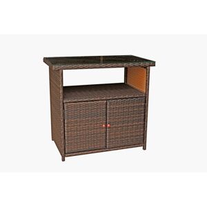 Sideboard 'Padua' Kaffeefarben 90 x 84 x 50 cm