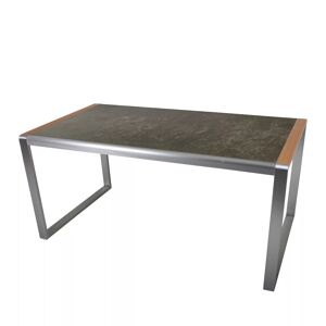 Gartentisch 'Averna' grau 160 x 90 x 74 cm