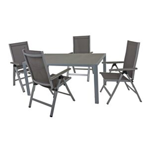 Gartenmöbelset 'Grace' für 4 Personen Aluminium