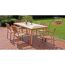 Gartenmöbelset 'Florence' für 4 Personen Aluminium