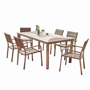 Gartenmöbelset 'Florence' für 4 Personen Aluminium