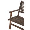 Balkonmöbelset 'Sonora' Eukalyptusholz braun 3-teilig
