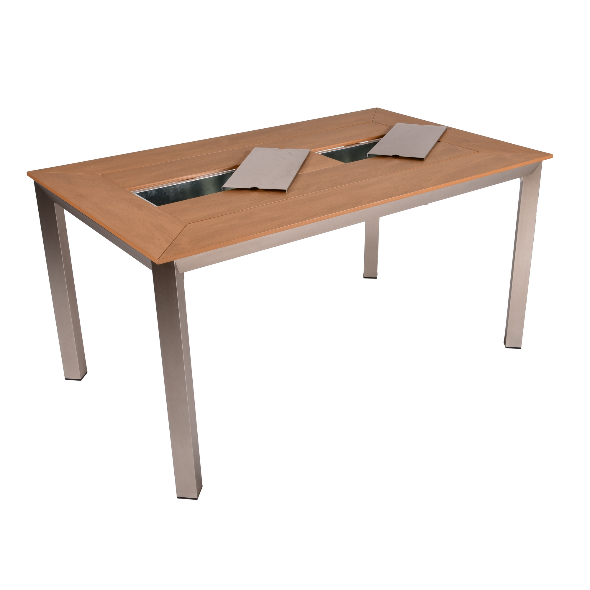 Gartentisch 'Florence' Aluminium 90 x 75 x 150 cm