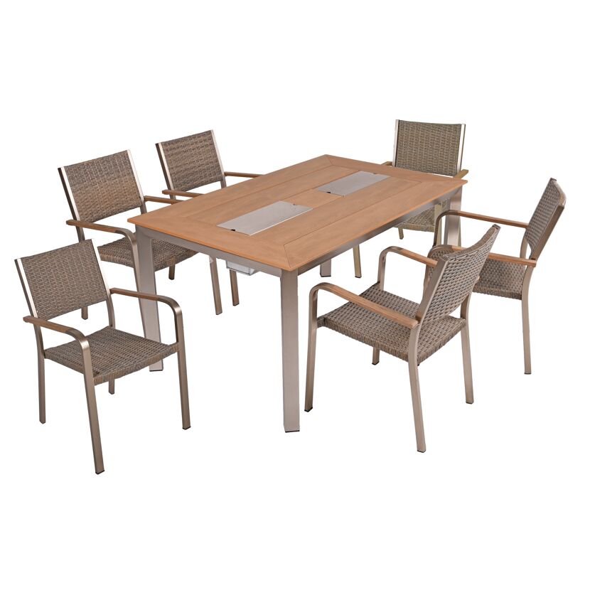 Gartenmöbelset 'Florence' für 6 Personen Aluminium