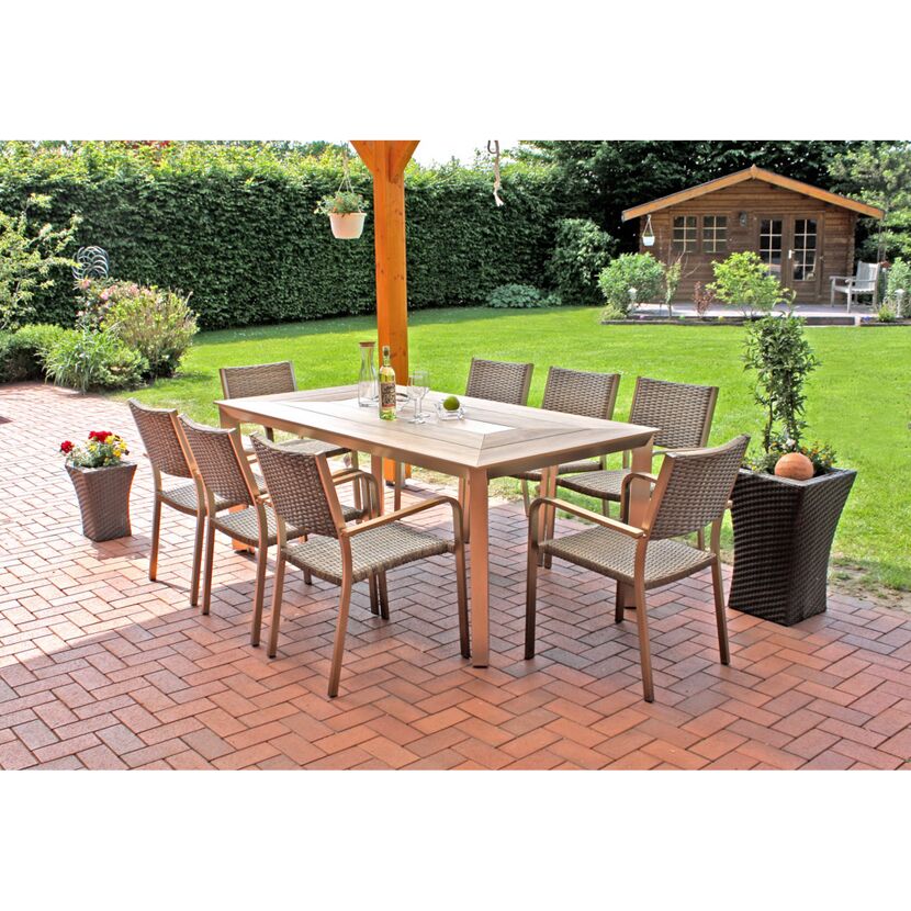 Gartenmöbelset 'Florence' für 6 Personen Aluminium