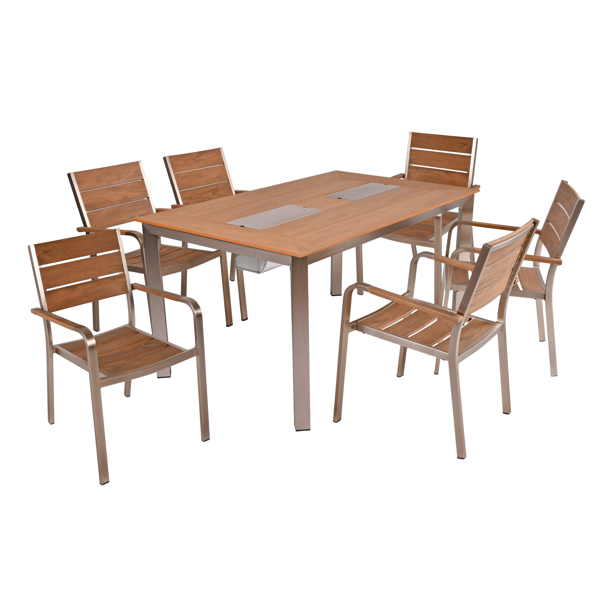 Gartenmöbelset 'Florence' für 6 Personen Aluminium