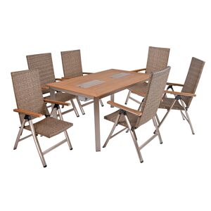 Gartenmöbelset 'Florence' für 6 Personen Aluminium