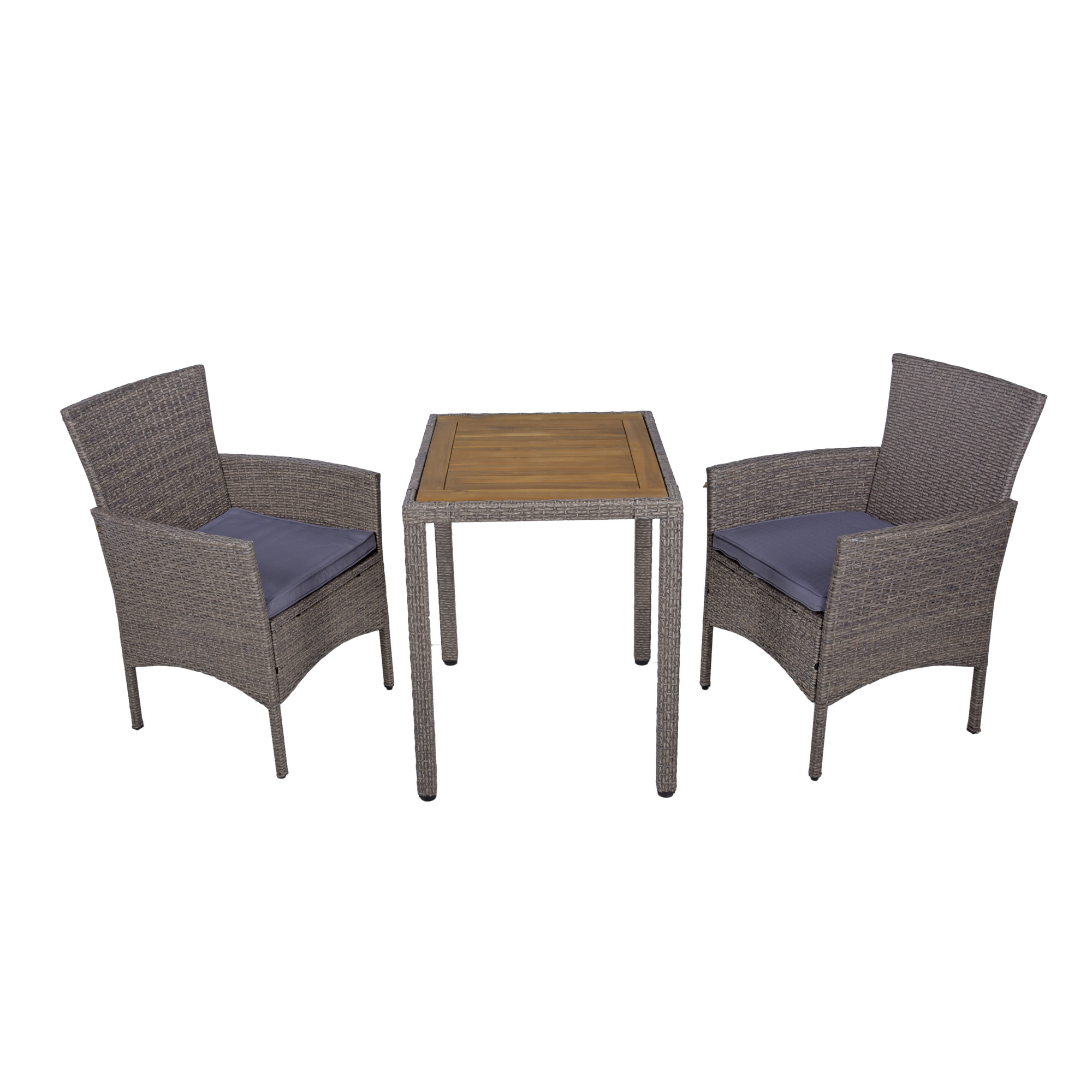 Balkonmöbelset 'Dakota' Stahl anthrazit 3-teilig