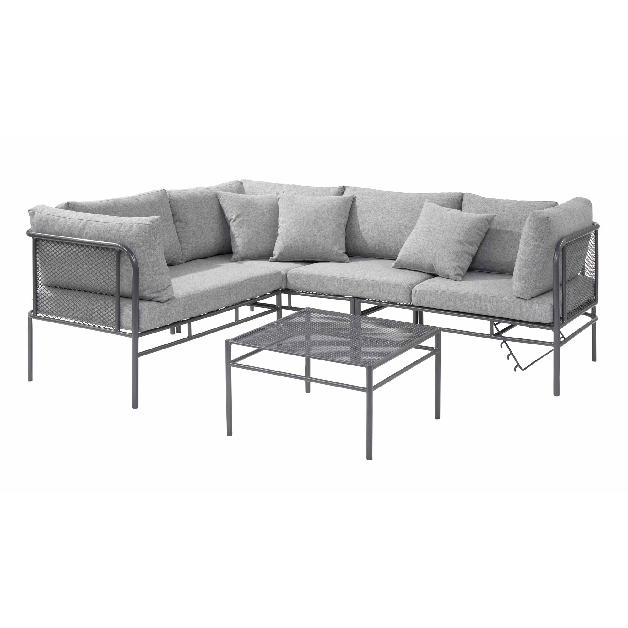 Ecklounge 'Toulouse' grau 3-teilig + product picture