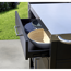 BBQ-Beistelltisch 'Julian' grau 124 x 54 x 91 cm