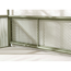 Bank 'Greta' grün/beige 118 x 55 x 178 cm mit Dach