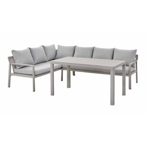 Ecklounge-Set 'Desi' 239/170 cm grau 3-teilig