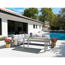 Ecklounge-Set 'Desi' 239/170 cm grau 3-teilig