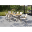 Gartenmöbel-Set 'Mia' taupe 7-teilig