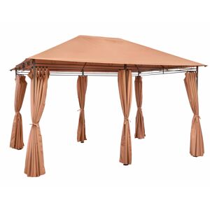 Pavillon 'Bianca' terracottafarben 392 x 293 x 270 cm