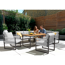 Ecklounge-Set 'Lara' grau 4-teilig