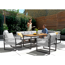 Ecklounge-Set 'Lara' grau 4-teilig