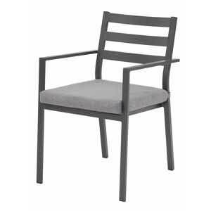 Stapelstuhl 'Romina' grau 63 x 55 x 88 cm