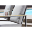 Bank 'Magdalena' grau 136 x 76 x 81 cm mit Ablage