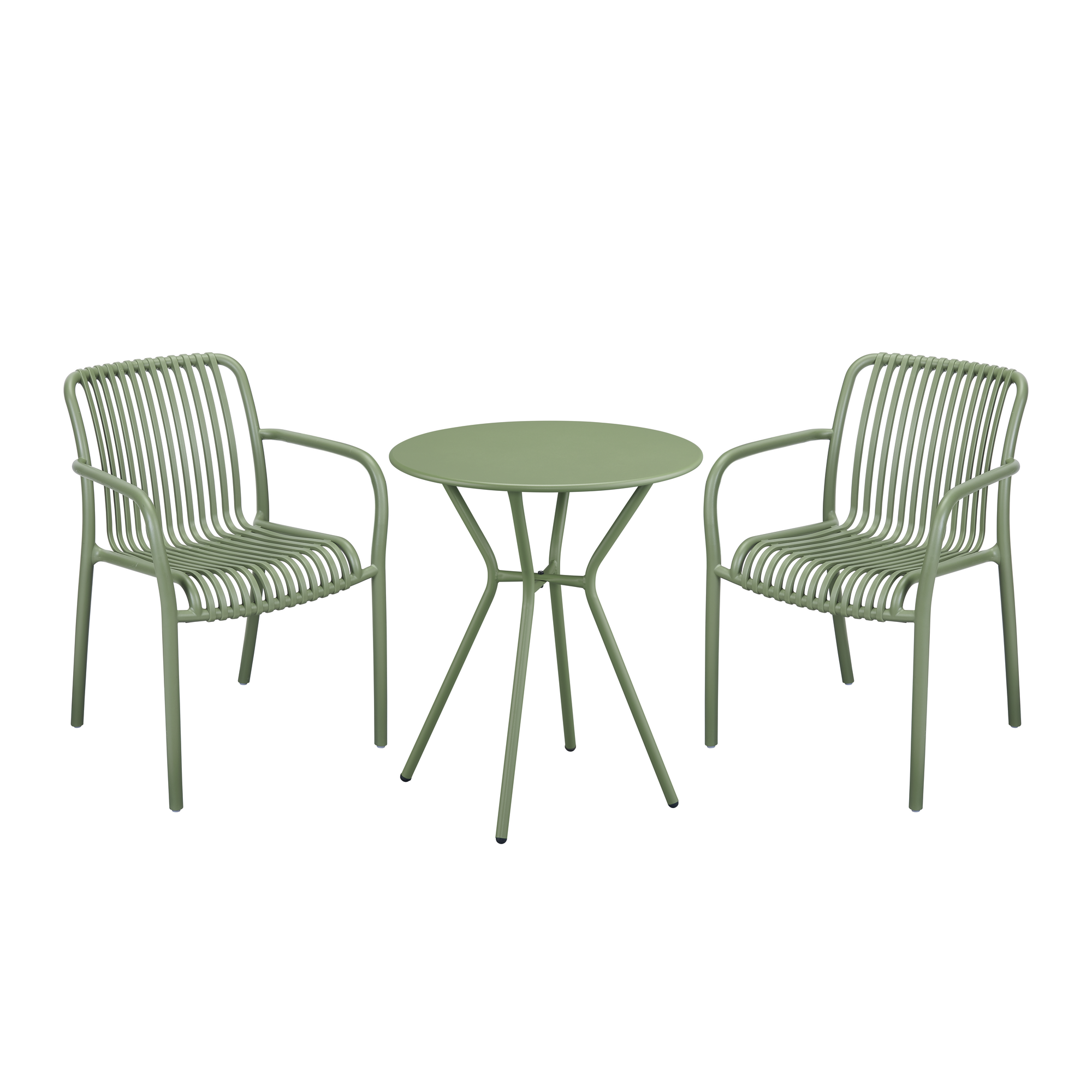 Gartenstuhl 'Frida' grün 55 x 53 x 81 cm