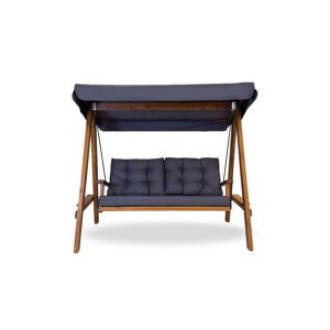 Hollywoodschaukel 'Pera' beige/anthrazit 203 x 180 x 116 cm