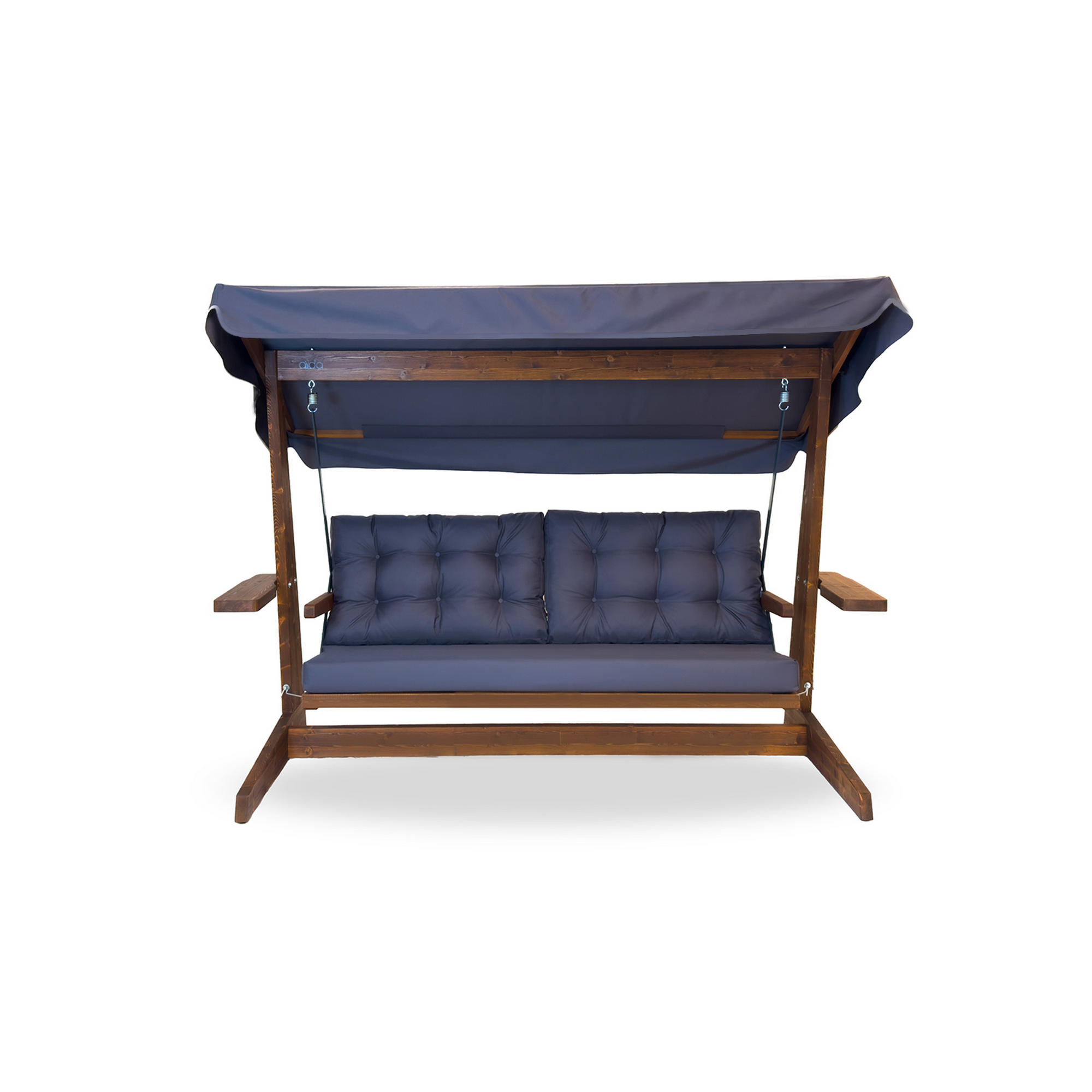 Hollywoodschaukel 'Viva' 3-Sitzer anthrazit 237 x 175 x 115 cm